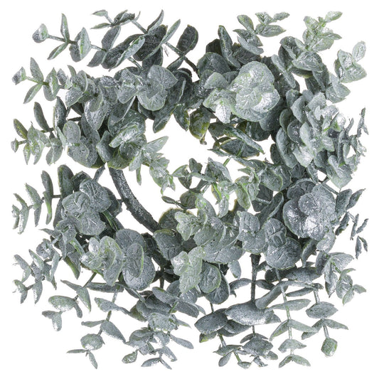 Small Frosted Eucalyptus Candle Wreath - Christmas Wreaths & Garlands from the Quanta Home collection.