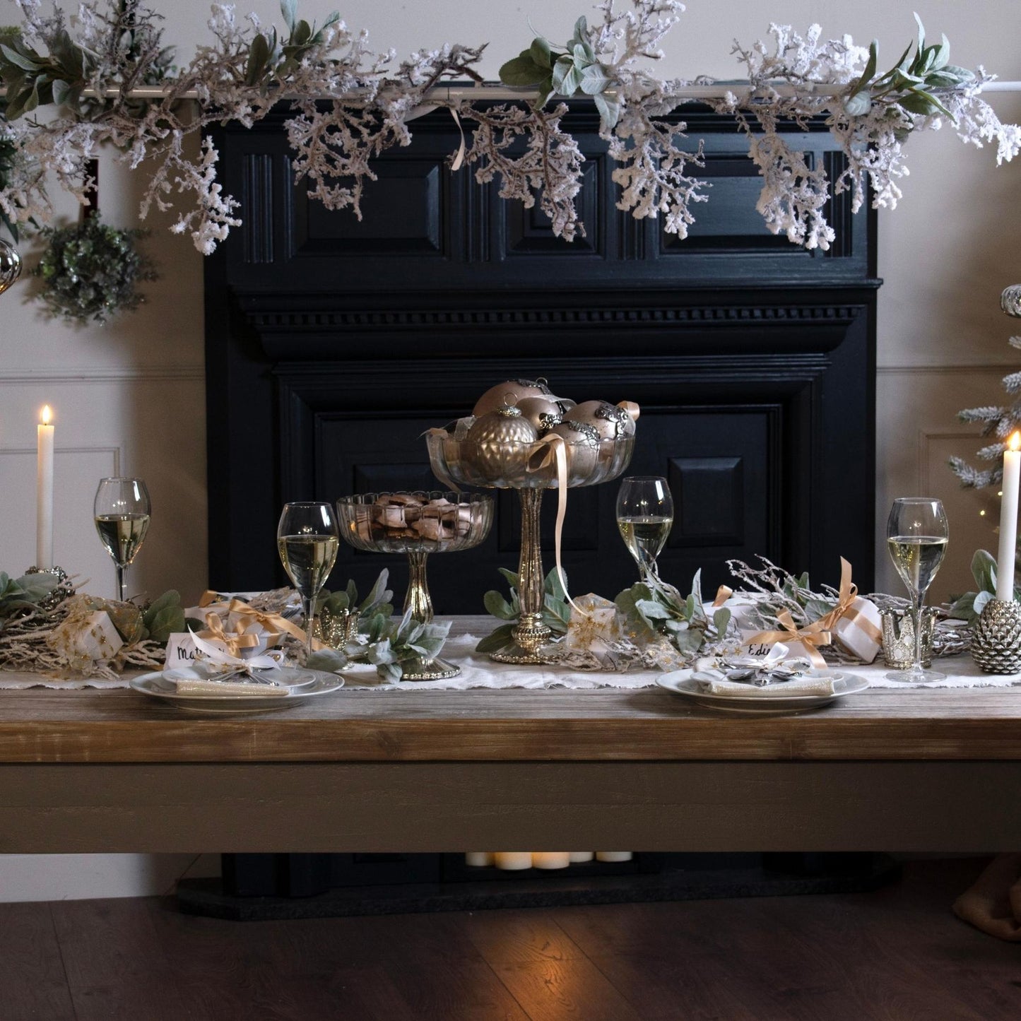 Snowy Garland - Christmas Decorations from the Quanta Home collection.