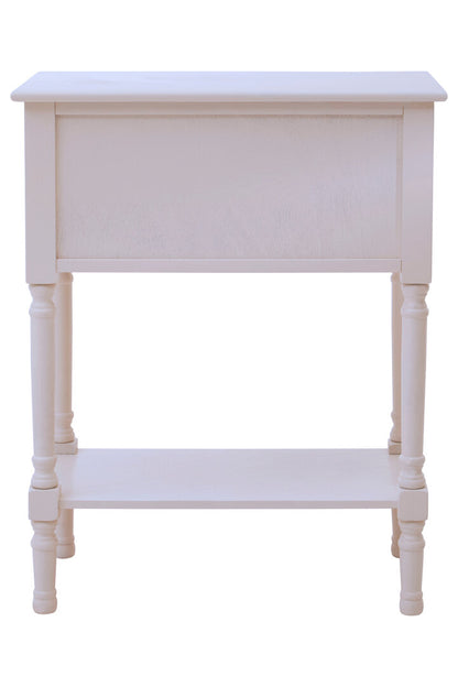 Heirloom 3 Drawers Pearl White Console Table