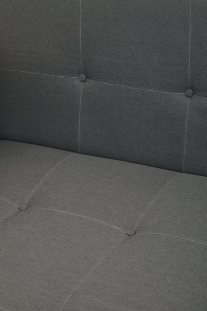 Roskilde Grey Linen Corner Sofa Bed