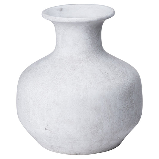 Darcy Squat Stone Vase - Vases from the Quanta Home collection.