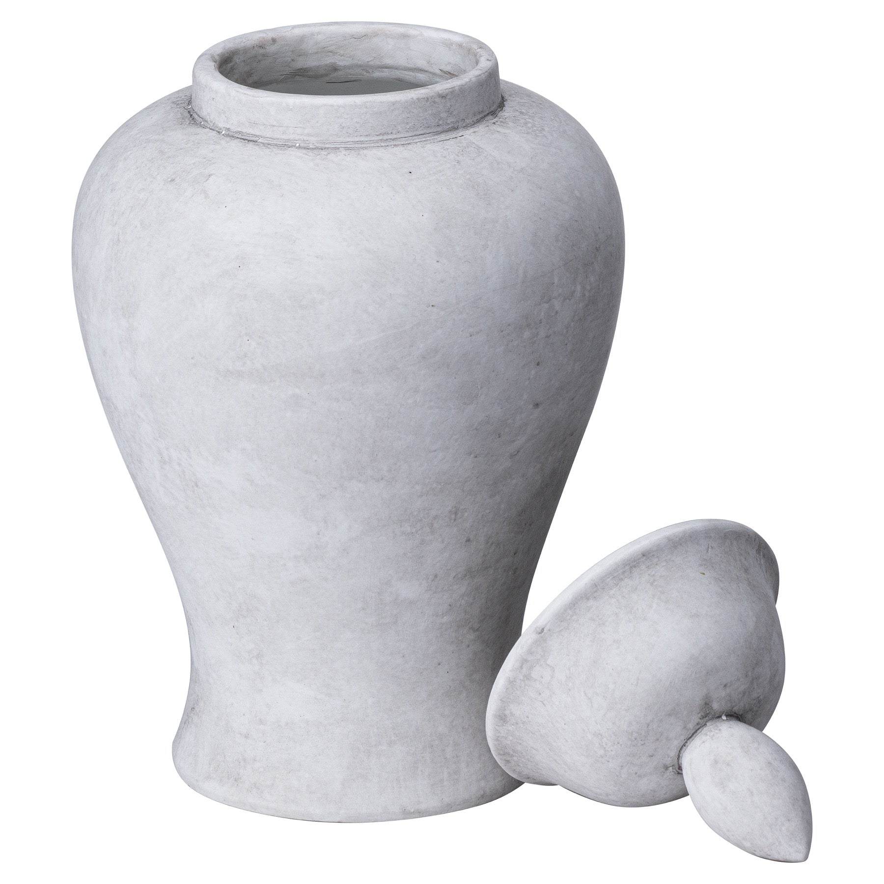 Darcy Stone Ginger Jar - Ornaments from the Quanta Home collection.
