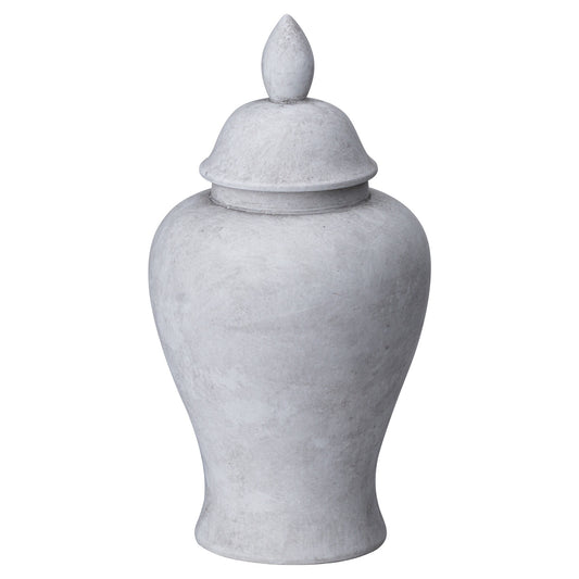 Darcy Stone Ginger Jar - Ornaments from the Quanta Home collection.