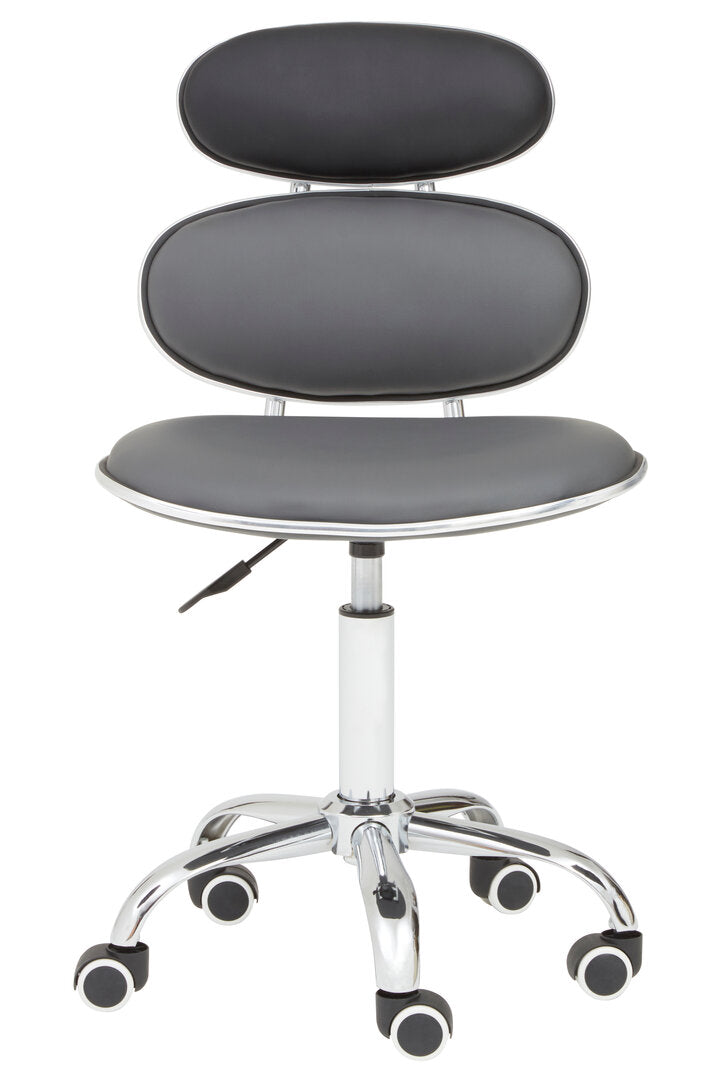 Freya Black PU Home Office Chair