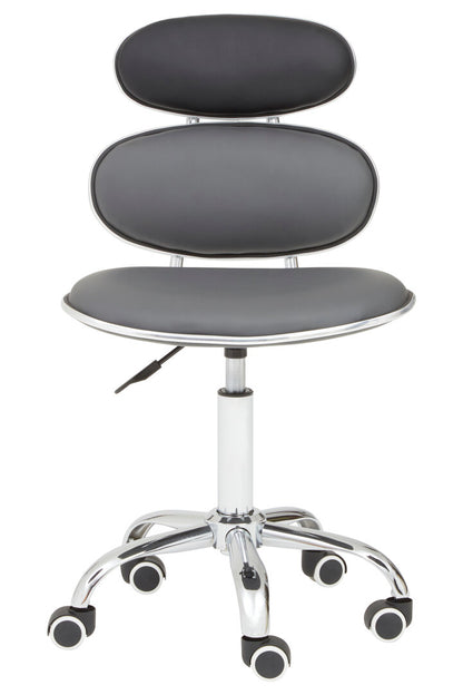Freya Black PU Home Office Chair