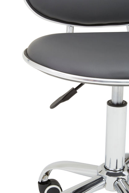 Freya Black PU Home Office Chair