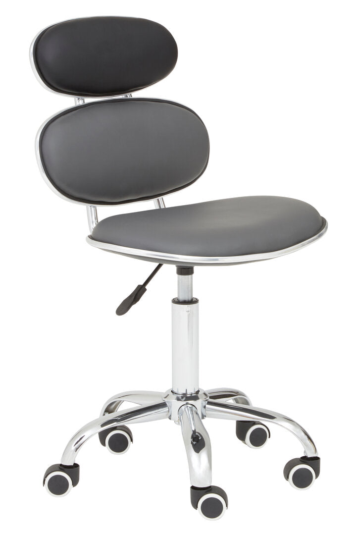 Freya Black PU Home Office Chair