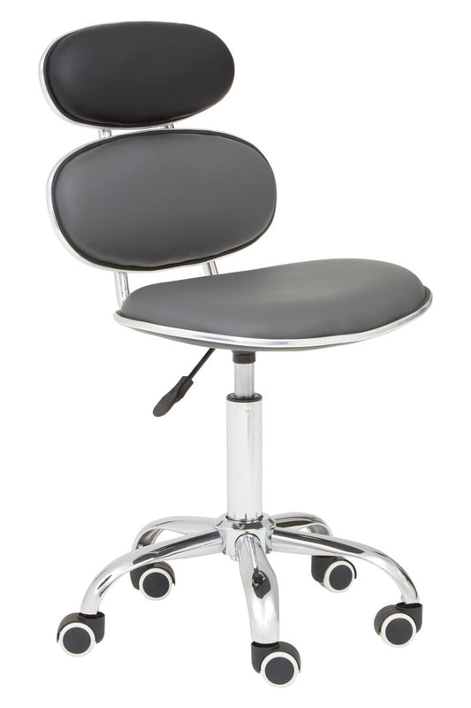 Freya Black PU Home Office Chair