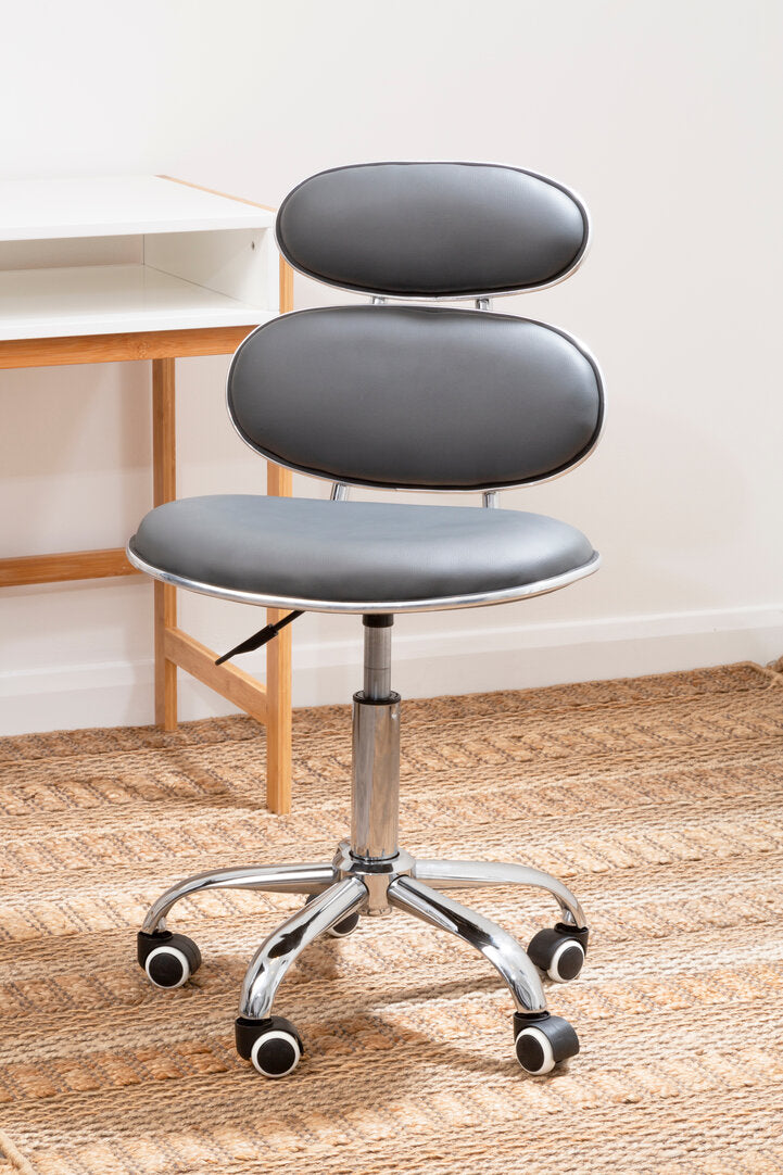 Freya Grey PU Home Office Chair