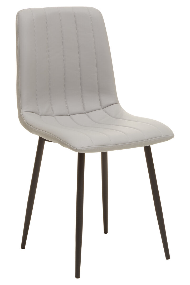 Royale Set Of 4 Light Grey Dining Chairs