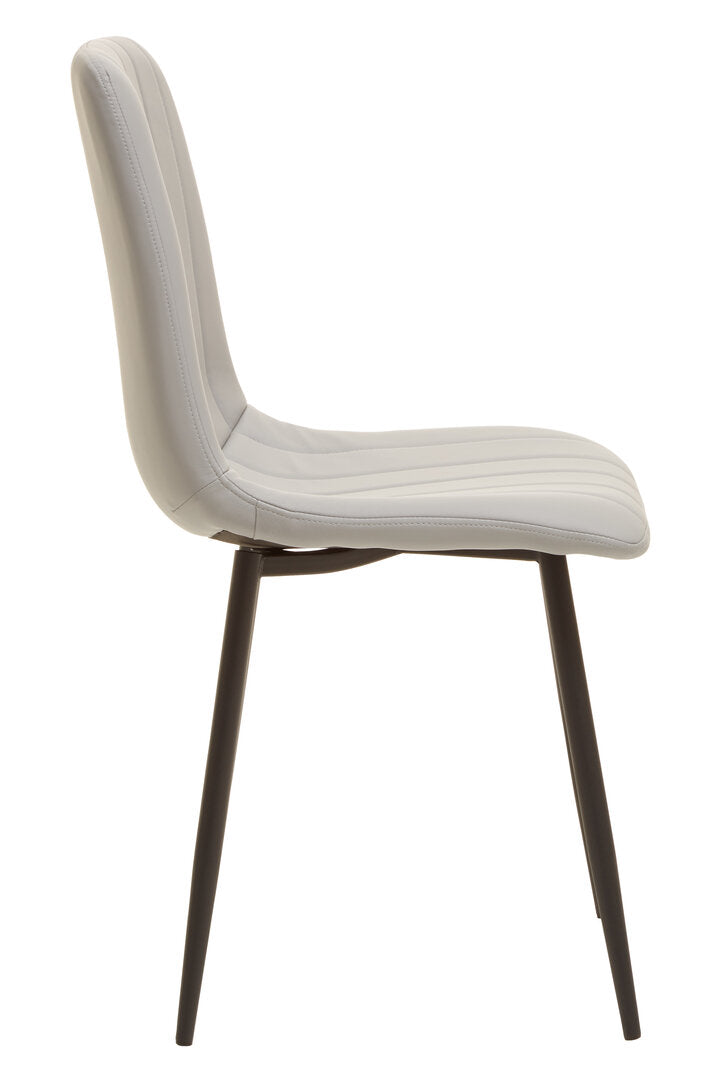 Royale Set Of 4 Light Grey Dining Chairs