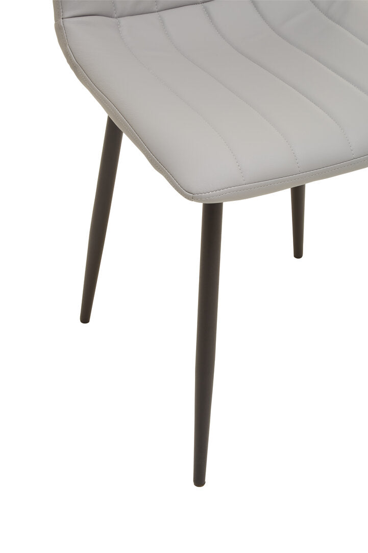 Royale Set Of 4 Light Grey Dining Chairs