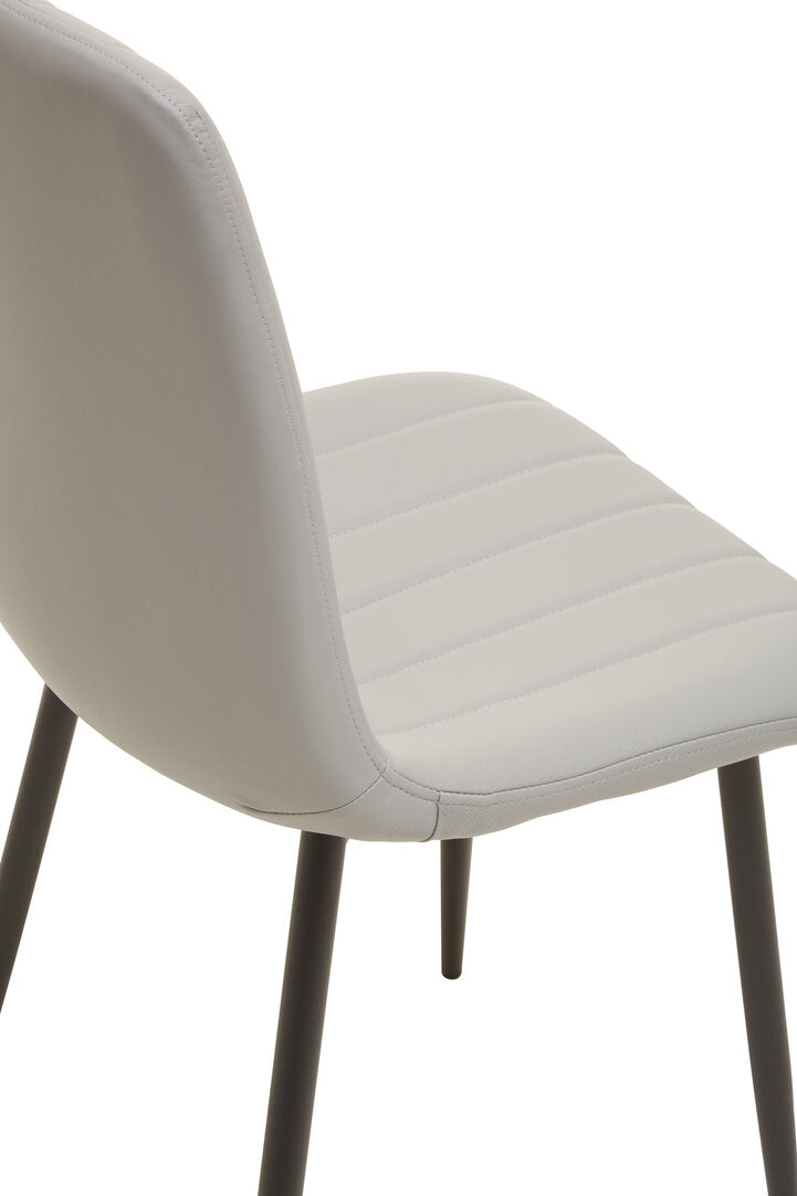 Royale Set Of 4 Light Grey Dining Chairs