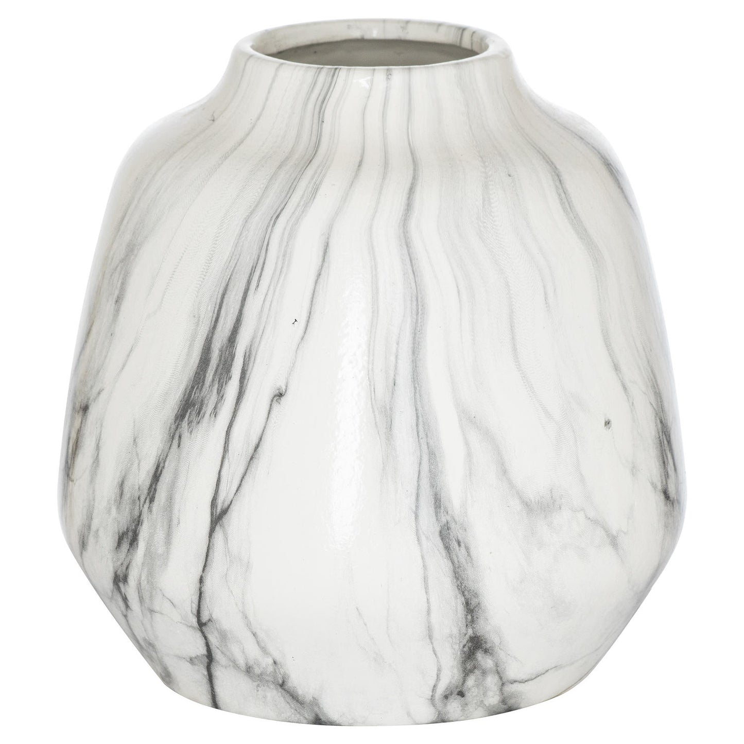 Marble Olpe Vase - Vases from the Quanta Home collection.
