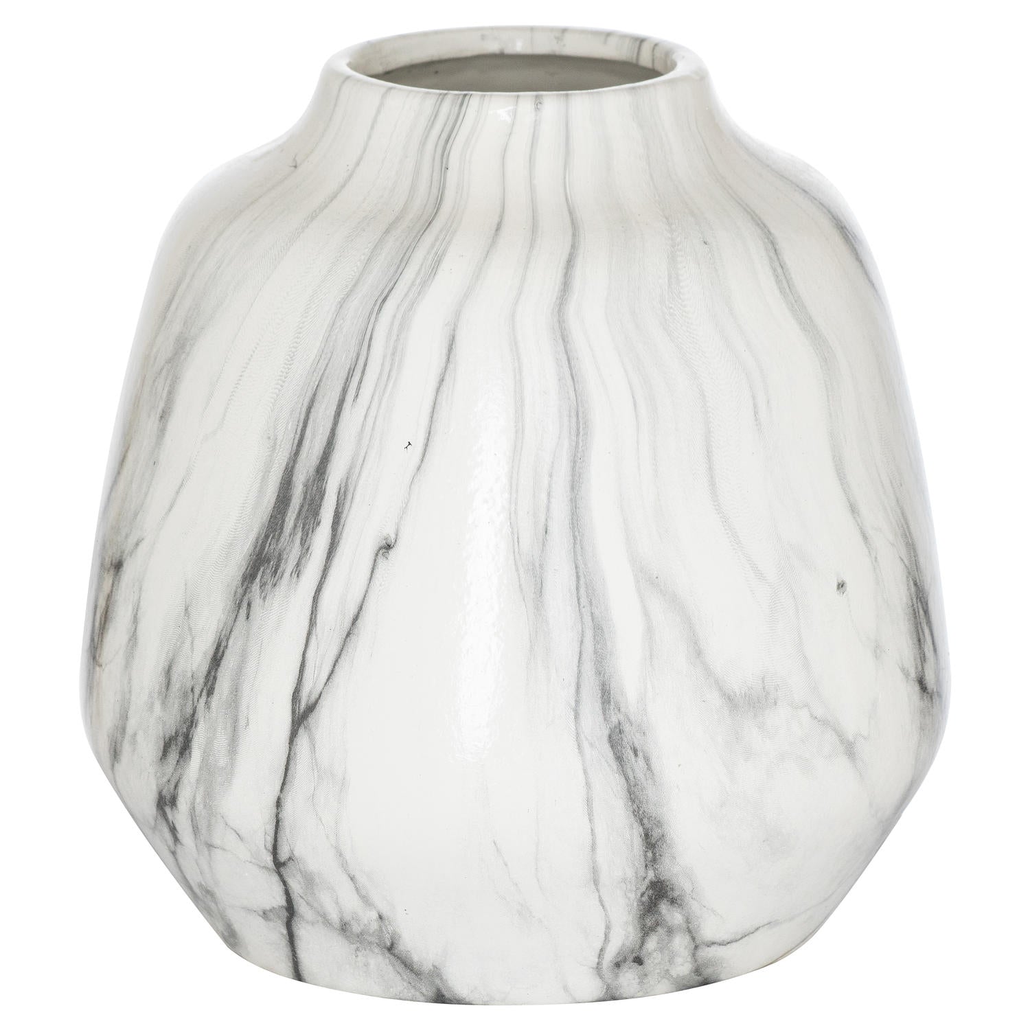 Marble Olpe Vase - Vases from the Quanta Home collection.