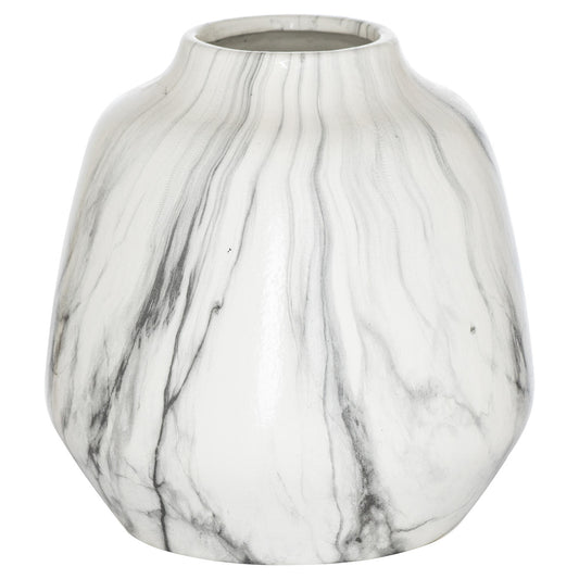 Marble Olpe Vase - Vases from the Quanta Home collection.
