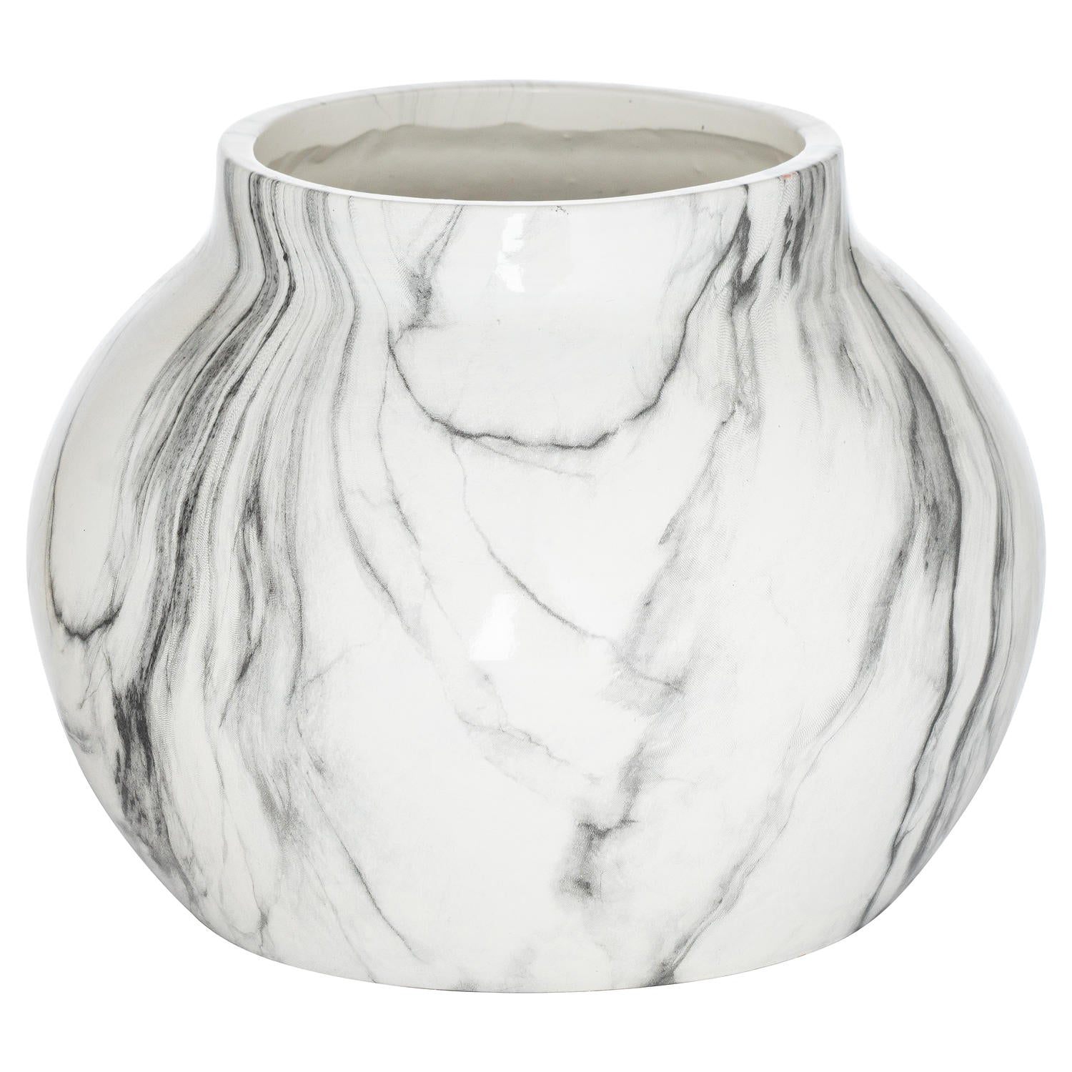 Marble Planter - Indoor Planters from the Quanta Home collection.