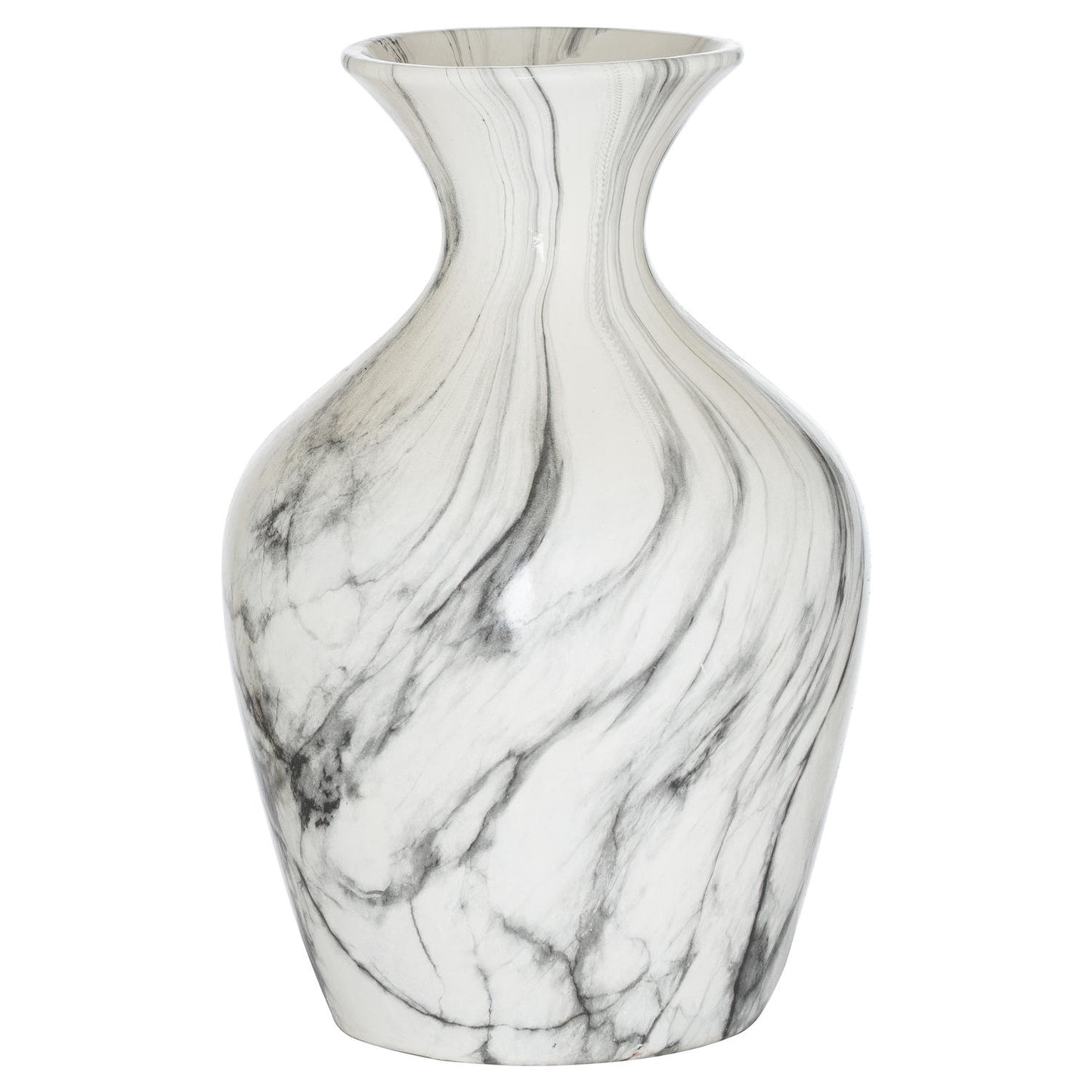 Marble Ellipse Large Vase - Vases from the Quanta Home collection.