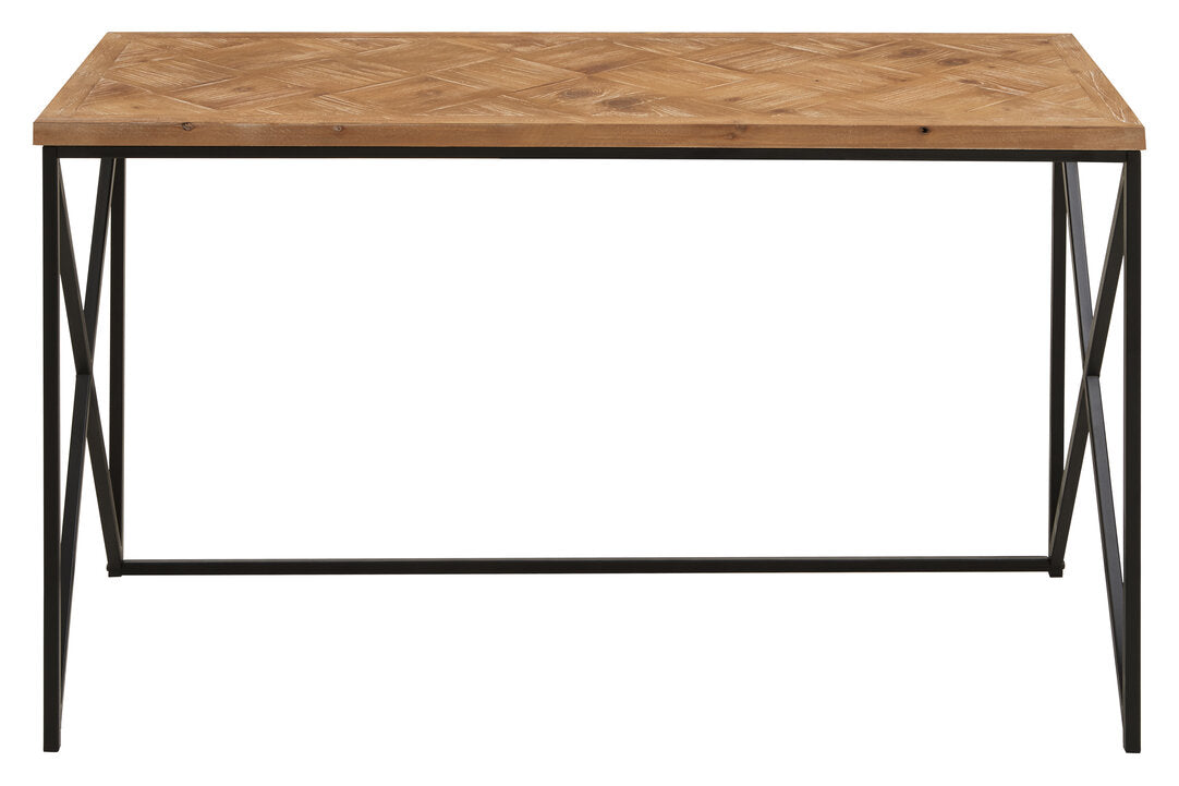 Derby Parquet Fir Wood Console Table