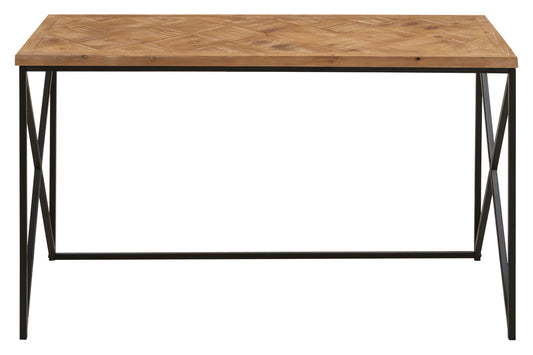 Derby Parquet Fir Wood Console Table