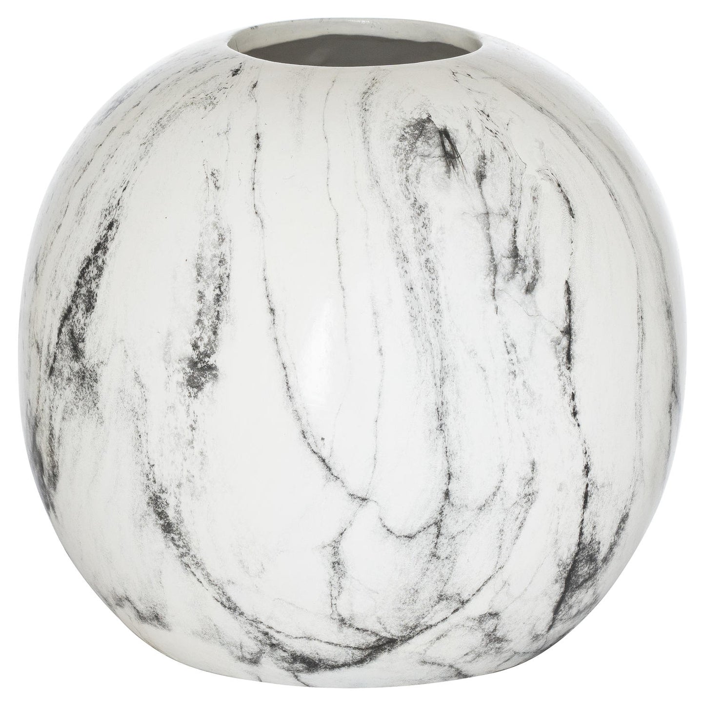 Marble Pudding Vase - Vases from the Quanta Home collection.