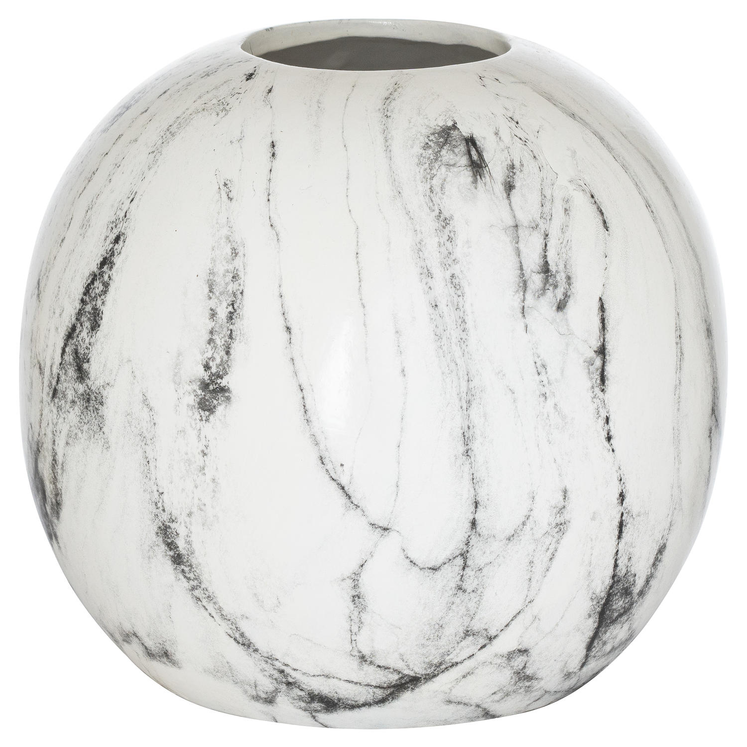 Marble Pudding Vase - Vases from the Quanta Home collection.