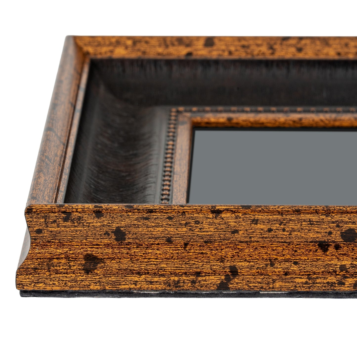 Black  Antique Gold Beaded 4X6 Photo Frame