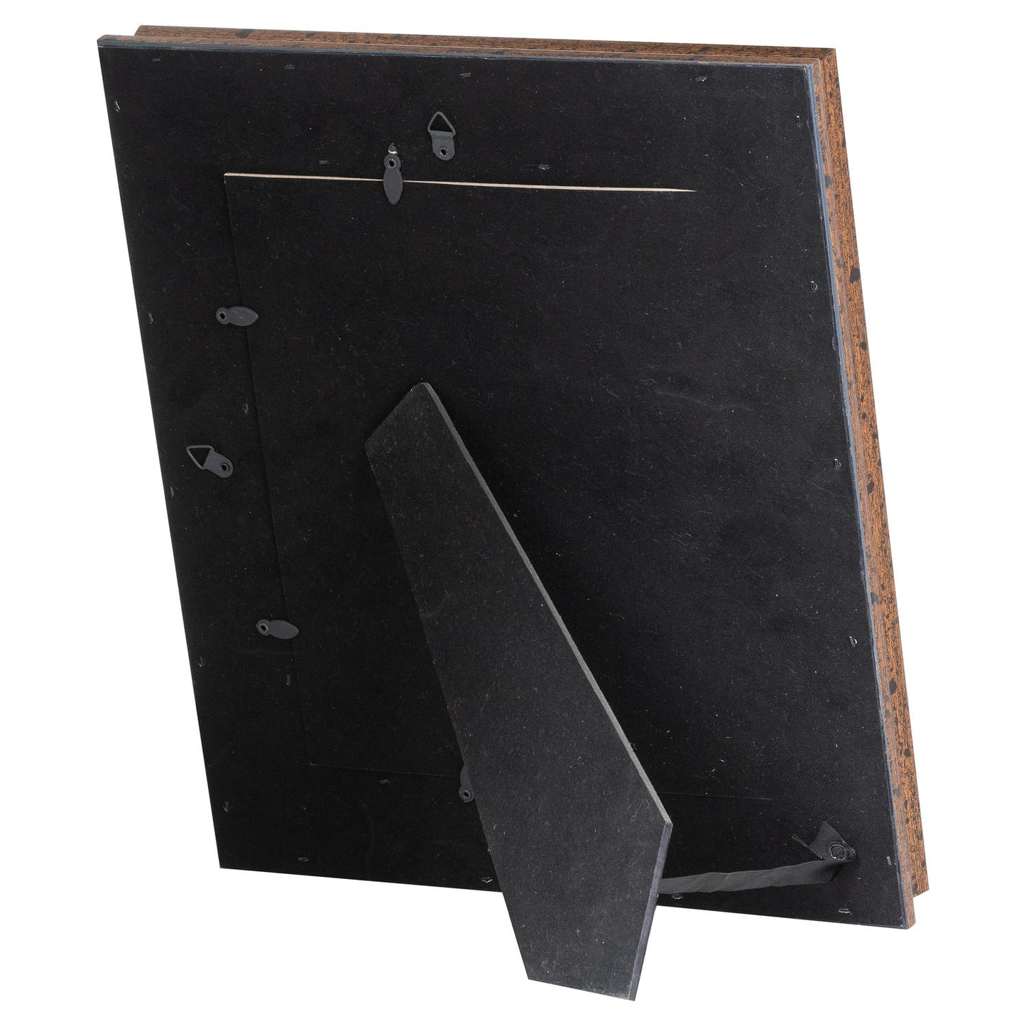 Black 8x10 photo frame with intricate antique gold beading for vintage charm. Perfect for photos or artwork.