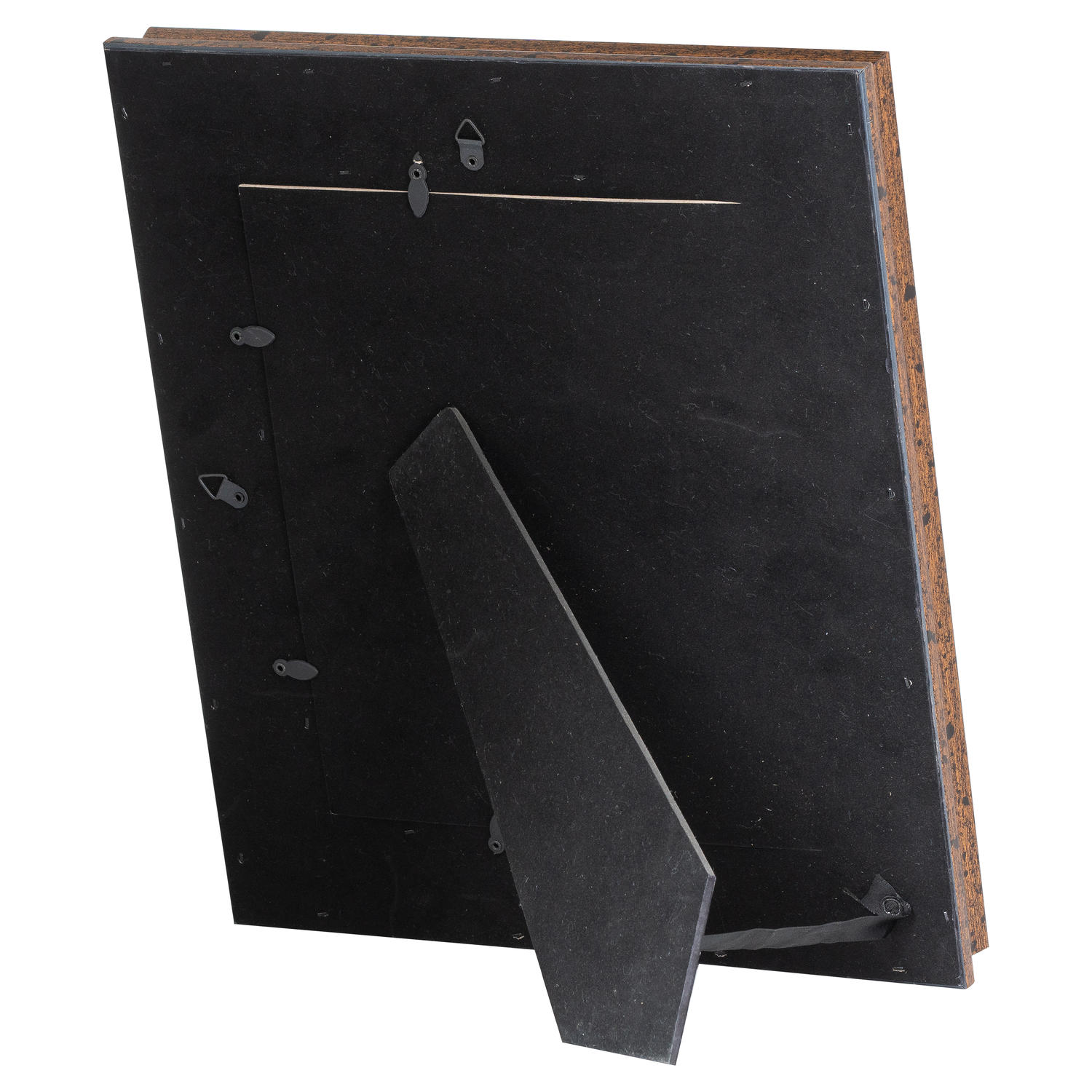 Black 8x10 photo frame with intricate antique gold beading for vintage charm. Perfect for photos or artwork.