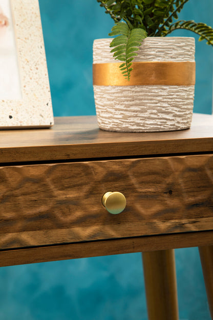 Artiste Wood Veneer Console Table with 2 Drawers