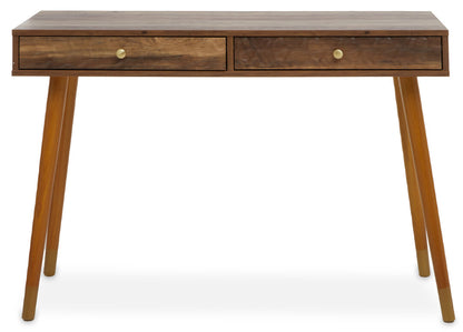 Artiste Wood Veneer Console Table with 2 Drawers