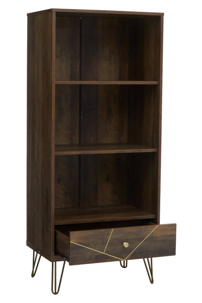 Fleur 3 Tier Shelving Unit with Drawer