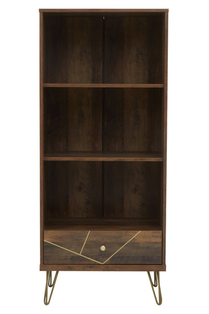Fleur 3 Tier Shelving Unit with Drawer