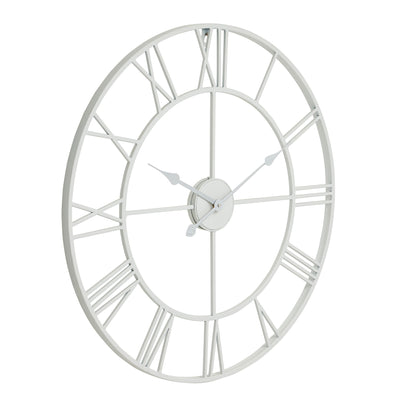 White Skeleton Wall Clock - Wall Clocks from the Quanta Home collection.