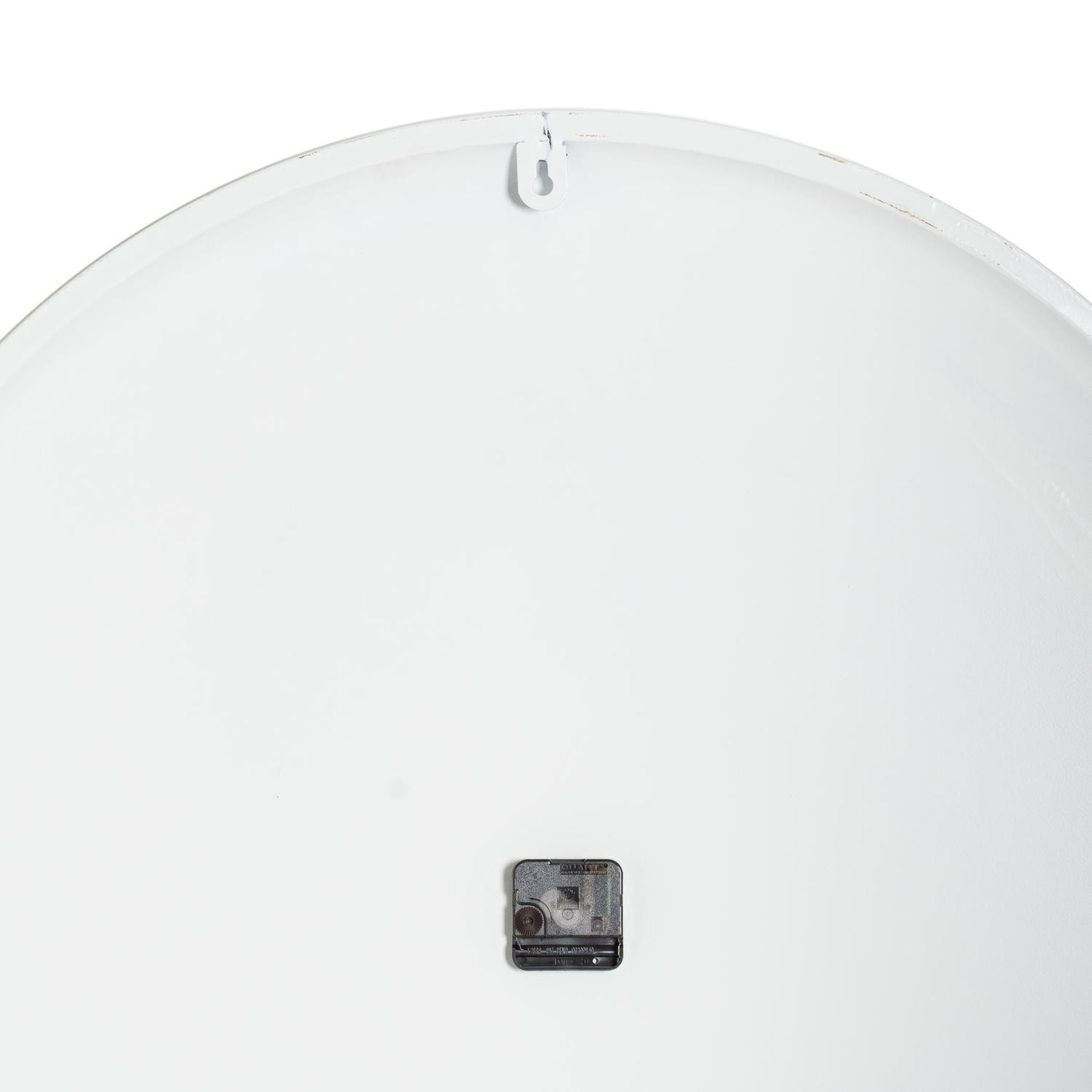 Large white wall clock showcasing elegant design and premium craftsmanship, ideal for modern and classic interiors.