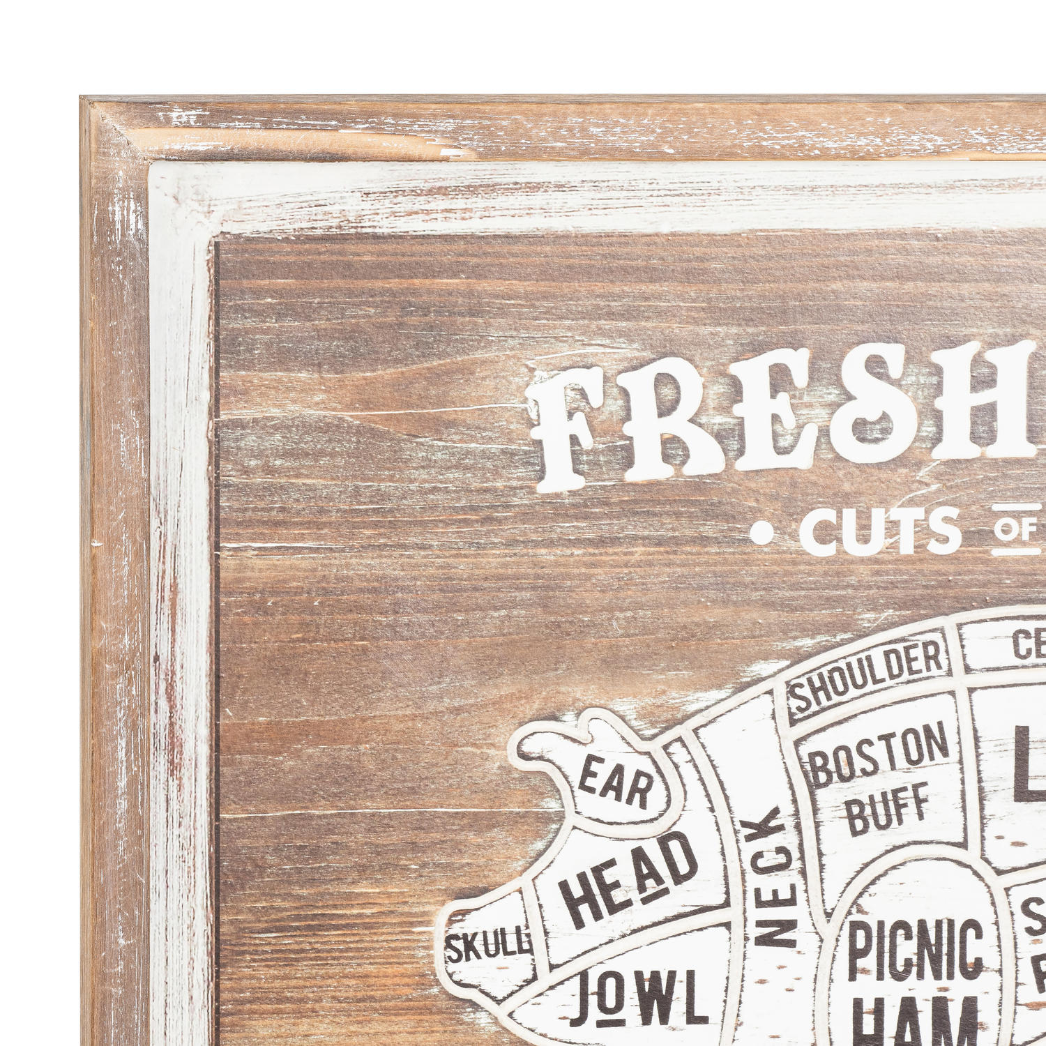 Butchers Cuts Pork Wall Plaque - Quotations from the Quanta Home collection.