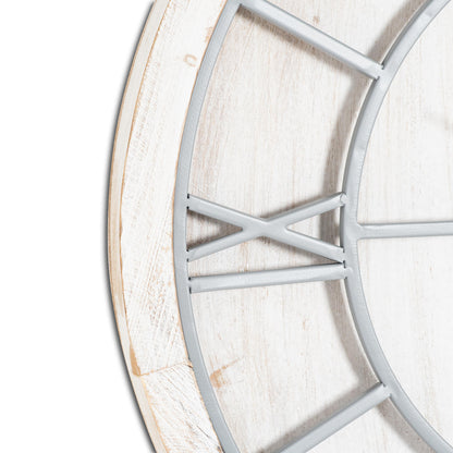 Williston White Wall Clock - Wall Clocks from the Quanta Home collection.
