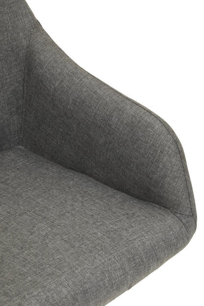 Hudson Tufted Grey And Black Home Office Chair
