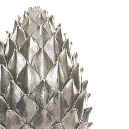 Tall Silver Pinecone Finial - Ornaments from the Quanta Home collection.