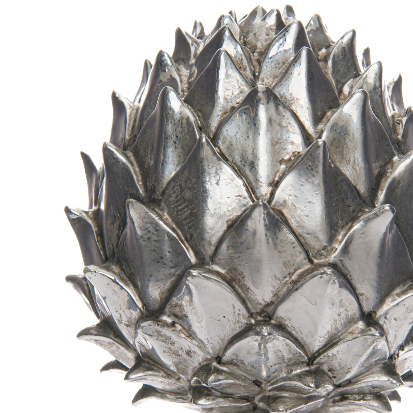 Silver Pinecone Finial - Silver from the Quanta Home collection.