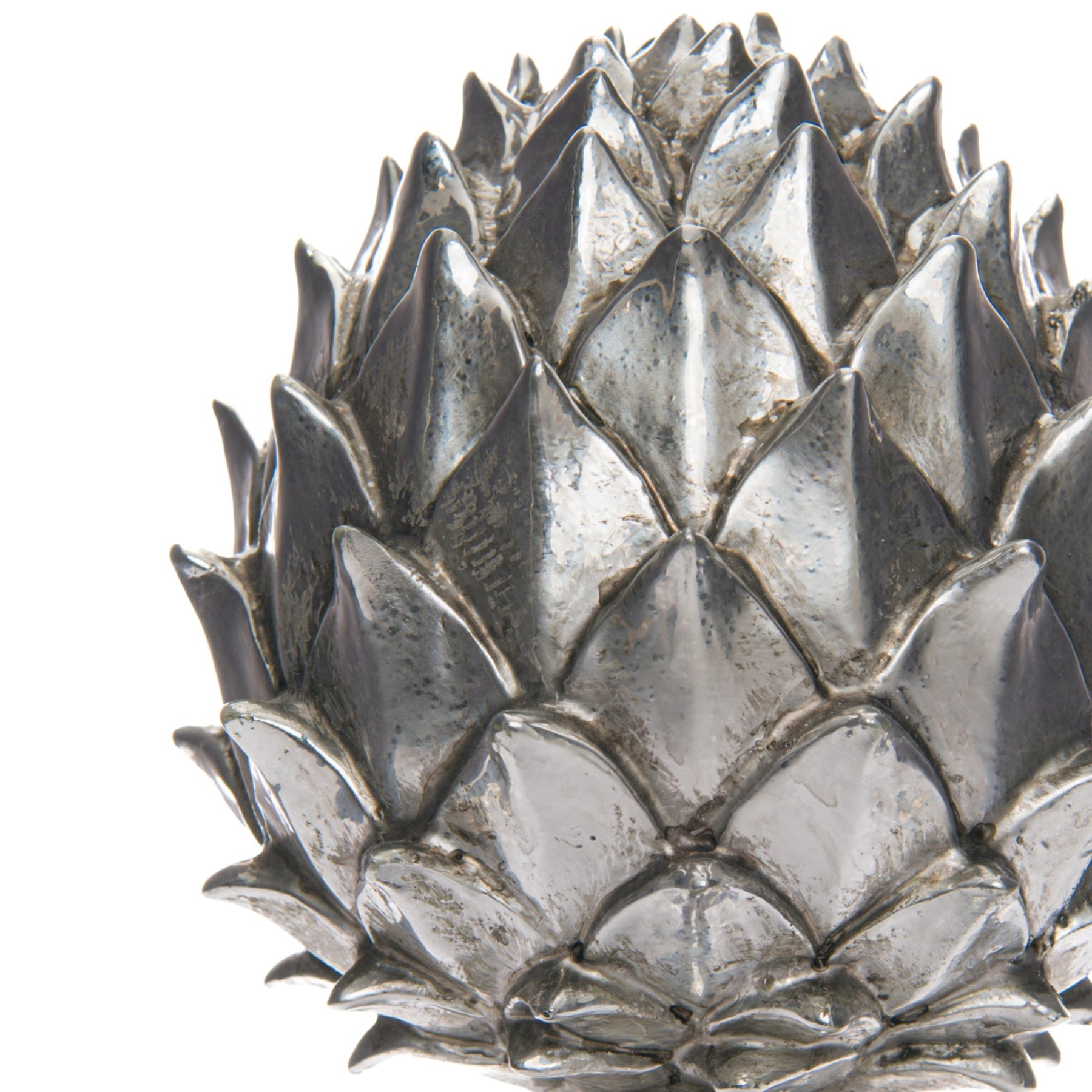 Silver Pinecone Finial - Silver from the Quanta Home collection.