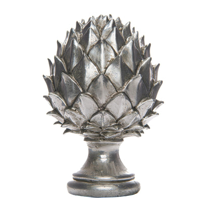 Silver Pinecone Finial - Silver from the Quanta Home collection.