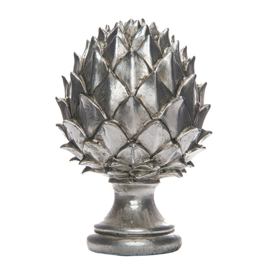 Silver Pinecone Finial - Silver from the Quanta Home collection.