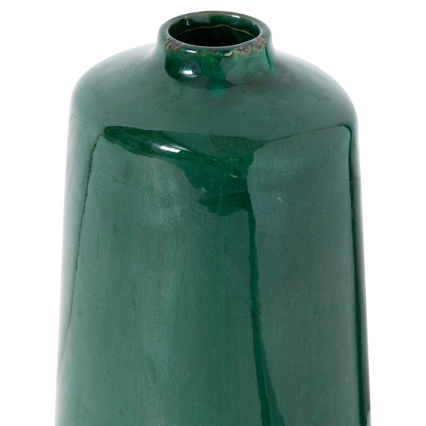Garda Emerald Glazed Liv Vase - Ornaments from the Quanta Home collection.