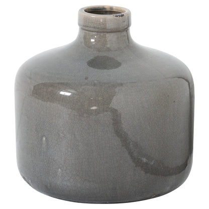 Garda Grey Glazed Chive Vase - Ornaments from the Quanta Home collection.