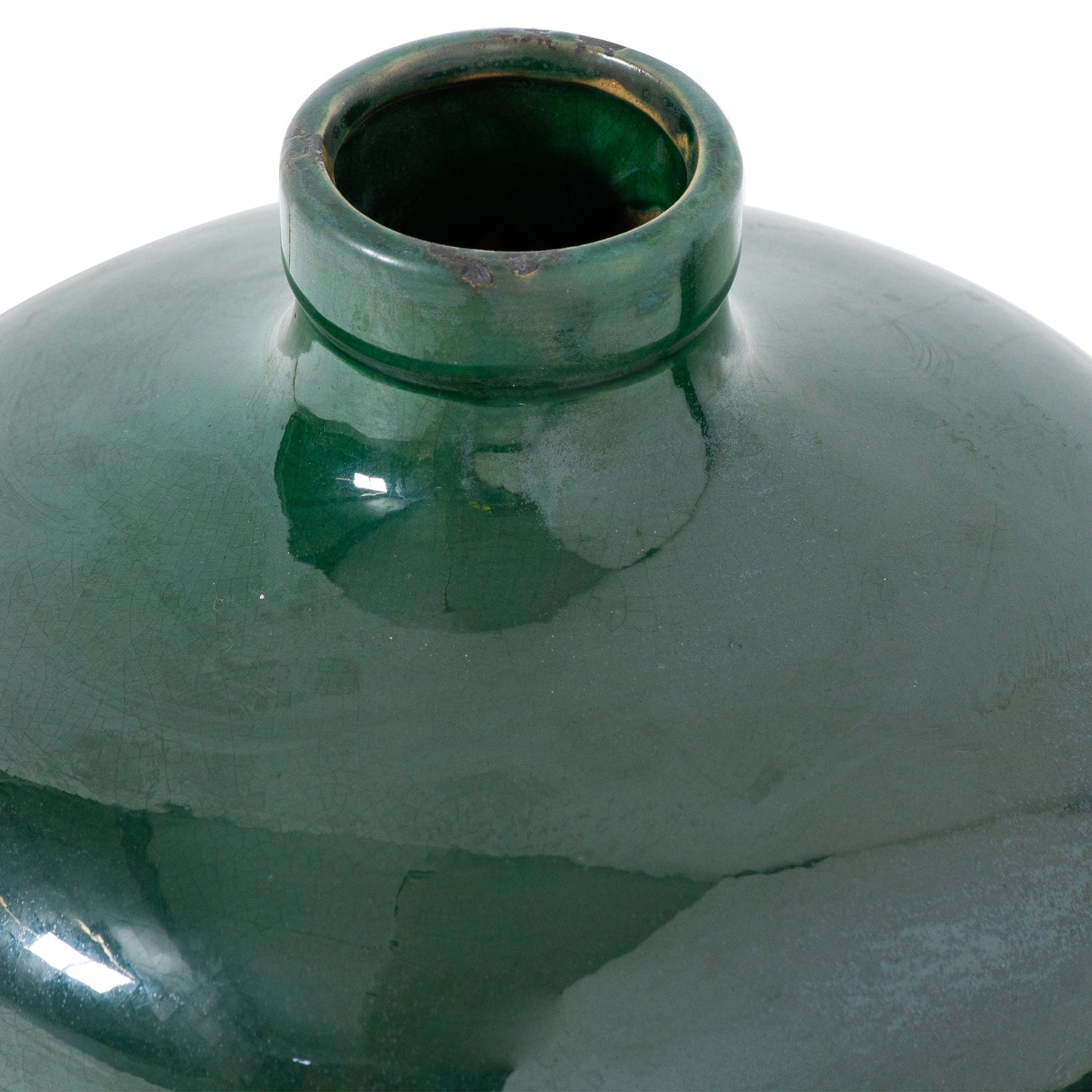 Garda Emerald Glazed Eve Vase - Ornaments from the Quanta Home collection.