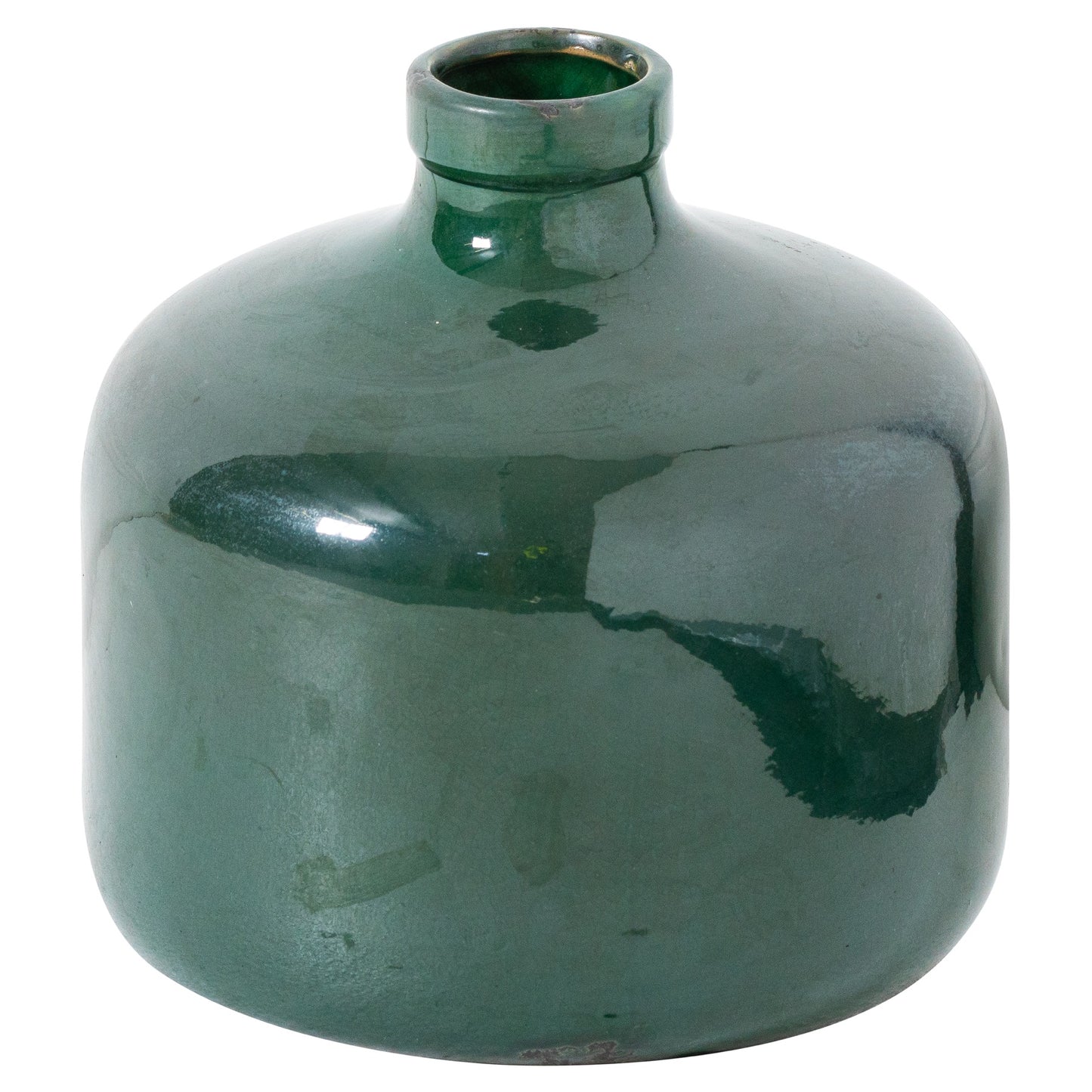 Garda Emerald Glazed Eve Vase - Ornaments from the Quanta Home collection.