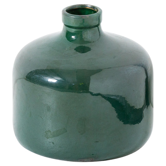 Garda Emerald Glazed Eve Vase - Ornaments from the Quanta Home collection.