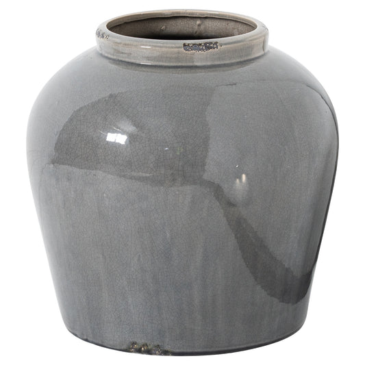 Garda Grey Glazed Juniper Vase - Ornaments from the Quanta Home collection.