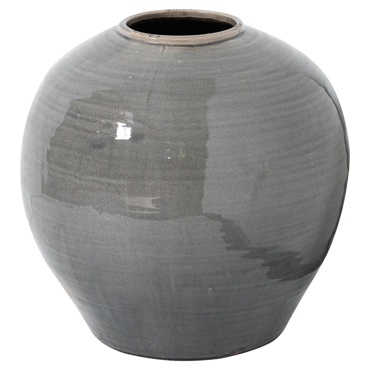 Garda Grey Glazed Regola Vase - Ornaments from the Quanta Home collection.